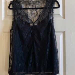 Loft lace top with tank
